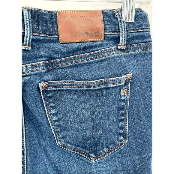 Madewell‎ Skinny Jeans Size 25 Mid Rise Blue - Picture 11 of 14